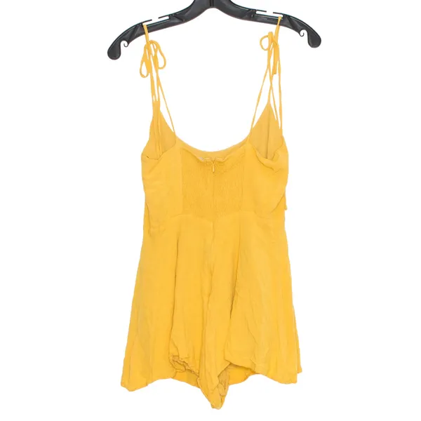 Urban Outfitters Romper Cottage Y2K Boho Preppy Retro Minimalist Yellow Medium - Image 5
