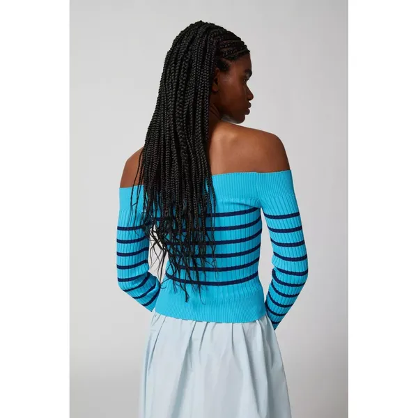 Urban Outfitters UO Tessa Buttoned Off-The-Shoulder Women’s Small Sweater NWOT - Image 2