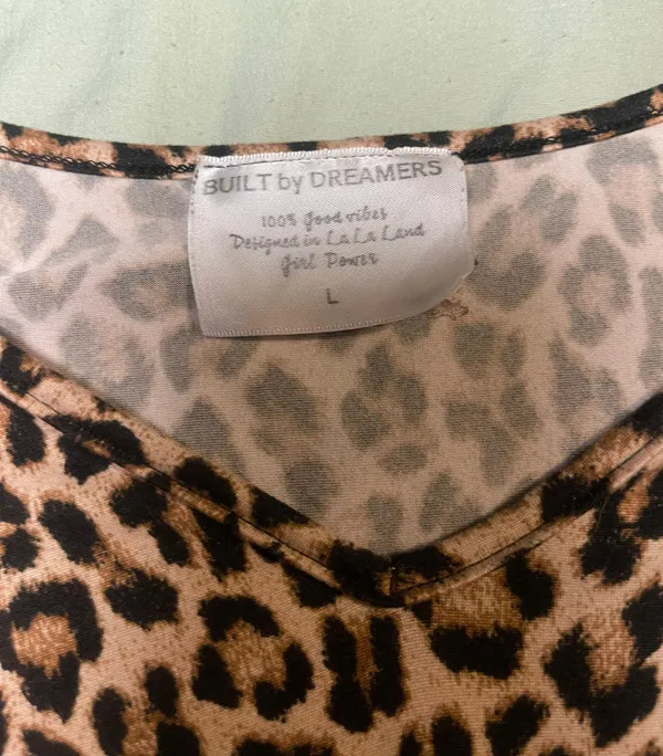 Built By  Cheetah Print Top - Image 2