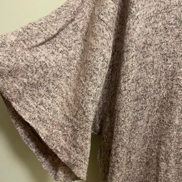 Womens Lightweight Short Sleeve Athletic Hoodie Shirt 2XL Bust 52” Pink & Gray - Image 5