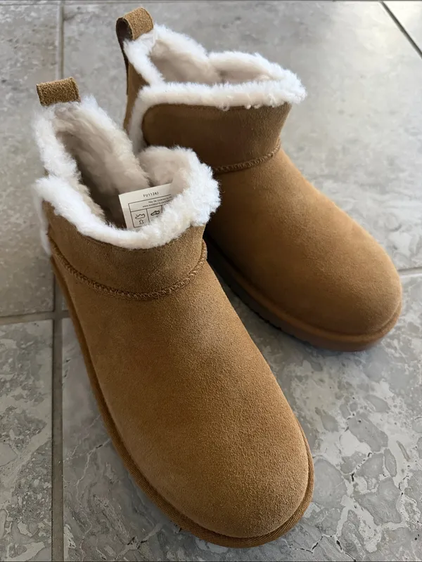 Koolaburra by UGG Koola Ultra Mini Platform Chestnut Bootie, Size 8, NWT - Image 4