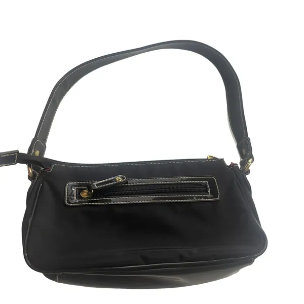 Isaac Mizrahi‎ Black Patent Leather Y2k Small Shoulder Bag Purse - Image 7