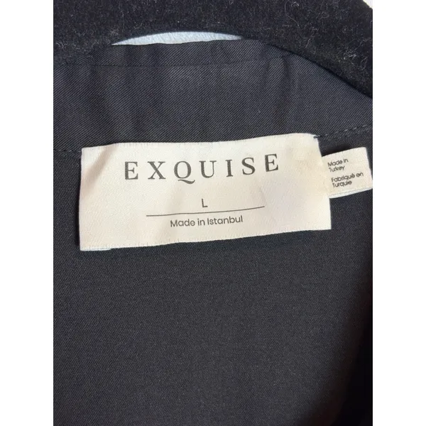 Exquise Anthropologie Tobie Tie-Waist Shirt Dress Black Lace Up Corset Detail - Image 8