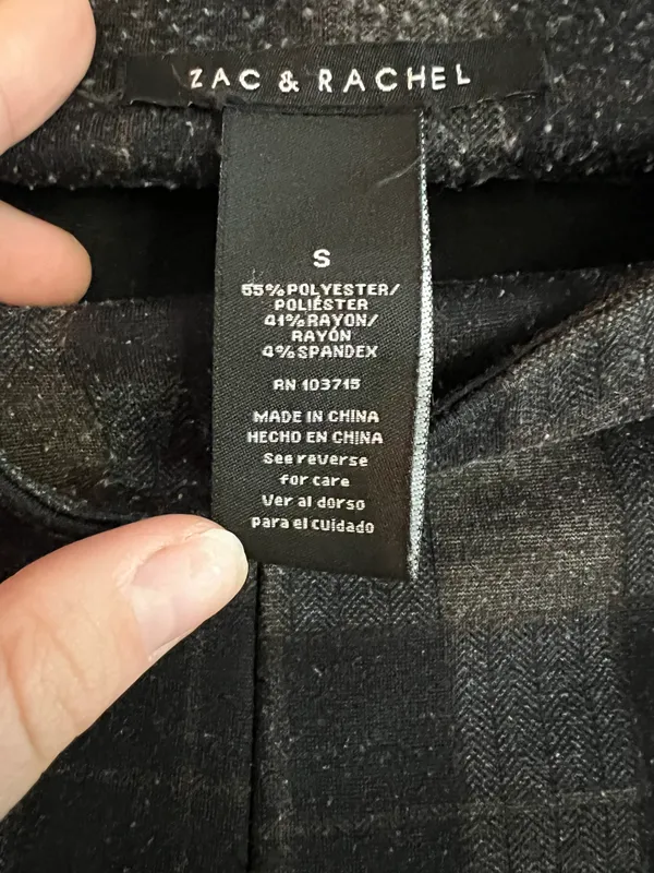 Plaid Skinny Pant Multiple - Image 3