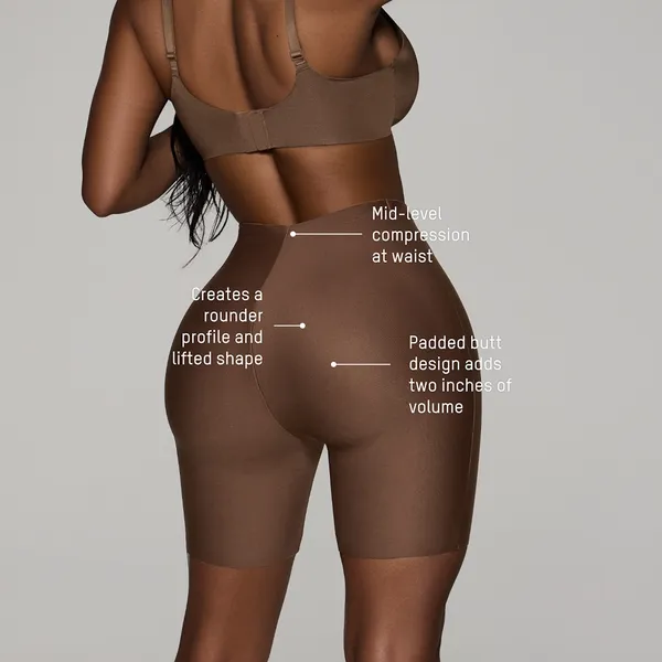 NWT SKIMS Butt Enhancing Padded Short in Sand Small New without Tags - Image 7