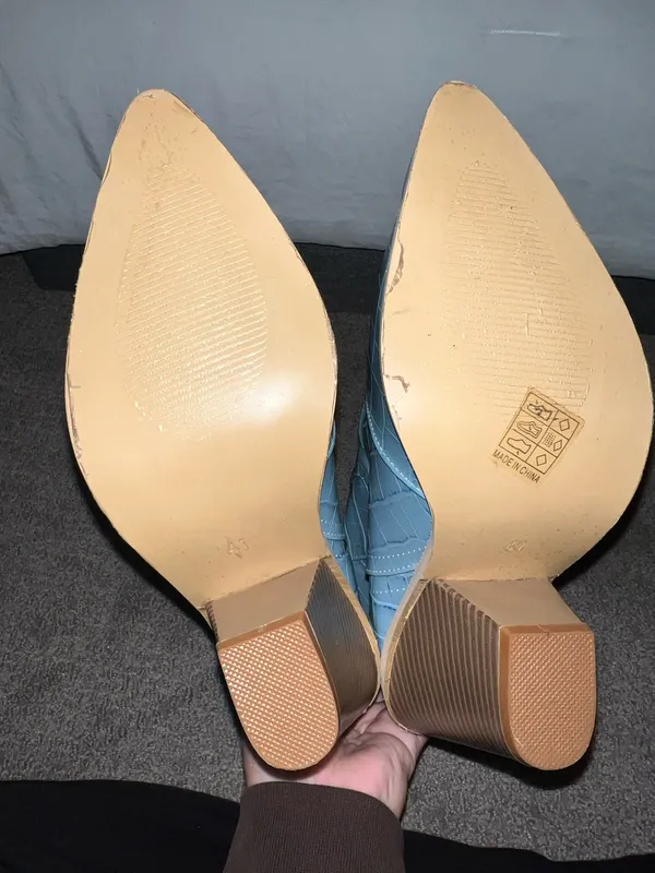 Cowgirl boots Blue Size 9.5 - Image 3