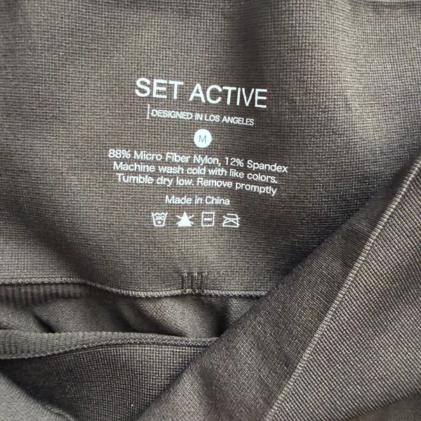 SET Active Women’s Ribbed Medium Brown Leggings *flaw read - Image 4