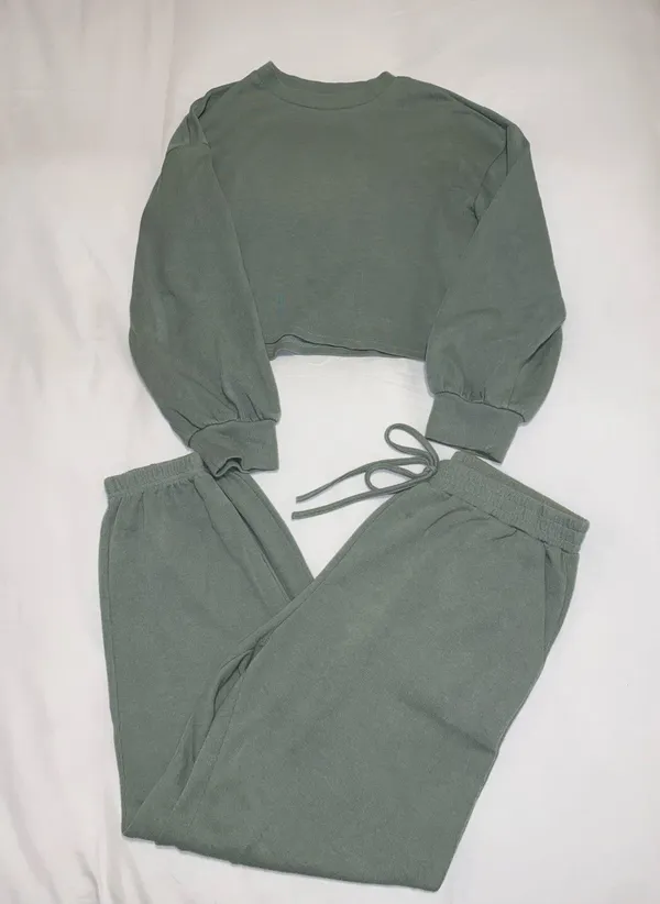 Green Matching Jogger Set - Image 2