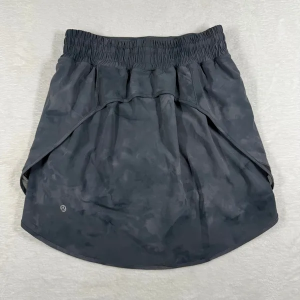 Lululemon Hotty Hot High-Rise Skirt Long‎ Diamond Dye Pitch Grey Graphite Grey 4 - Image 6