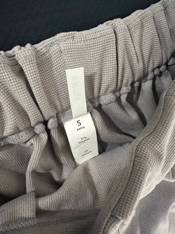 Halara Gray  Wide Leg Waffle Work Pants - Image 5
