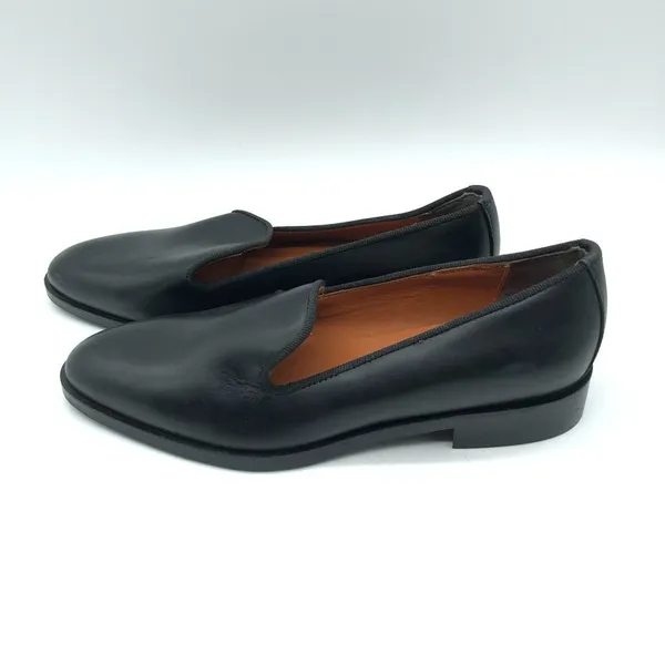 Everlane Shoes The Modern Loafer Leather Slip On Stacked Heel Black Size 5 - Image 4