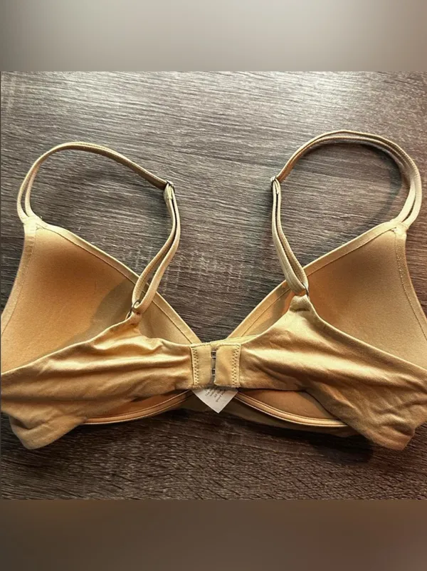 aerie Smooth T-Shirt Bra in Light Nude Tan - Image 2