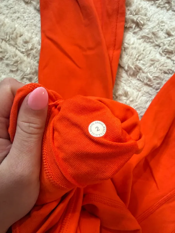 Orange Lululemon Align Leggings 25" - Image 4