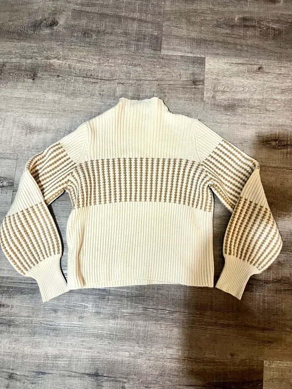 FRENCH CONNECTION Mock Neck Knit Sweater - Image 3