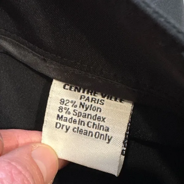 Center Ville Paris nylon pants size 2 - Image 4