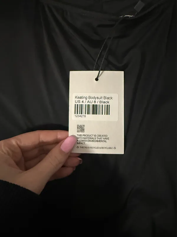 Princess Polly Bodysuit Black - Image 3