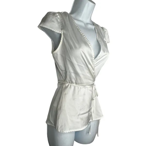 By The‎ Way White Wrap-Around Top - Image 2