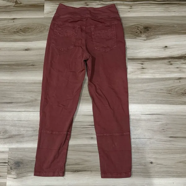 Anthropologie Red Cargo Relaxed Pants Women’s 0 - Image 2