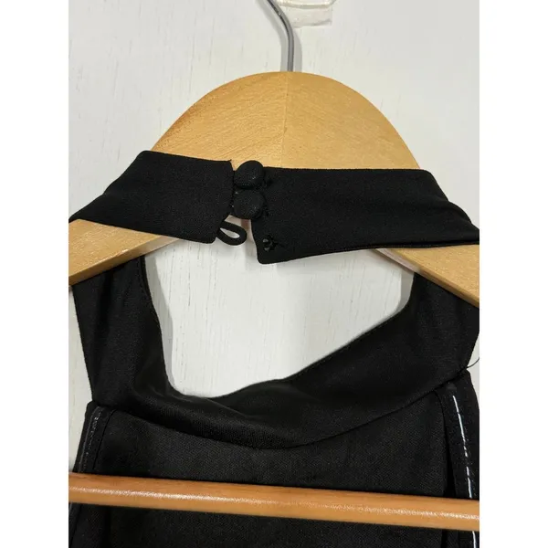 Lulus Deziree Bodycon Maxi Dress Women's Size XS Black Halter Cocktail Party NWT - Image 9