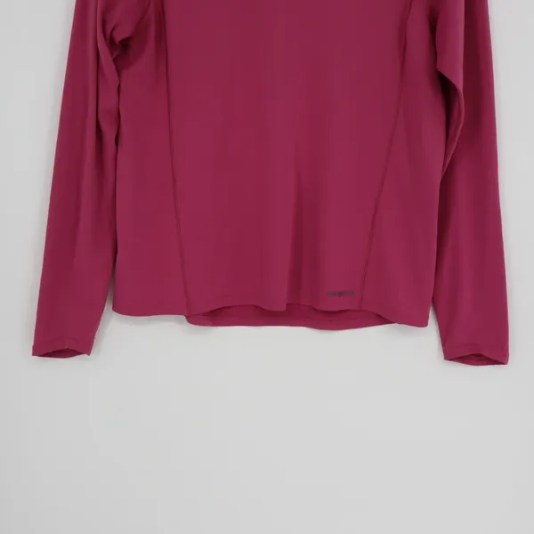 Patagonia Women's Pink Long Sleeve Shirt Size Lage‎ Base Layer Outdoor Hiking - Image 3