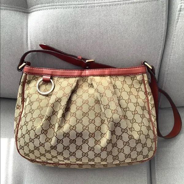 GUCCI canvas GG monogram shoulder bag ❤️❤️ - Image 3