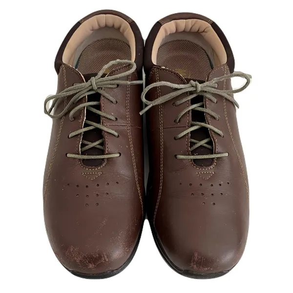 Drew Brown Leather ‘Tulip’ Orthopedic Lace Up Shoes, Size 10.5 W - Image 2