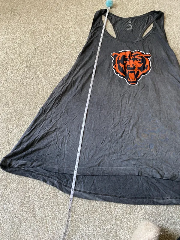 NFL Juniors Chicago Bears Gray Tank NWT - Image 3
