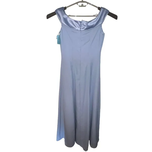 ALFRED ANGELO LIGHT BLUE‎ FORMAL MAXI DRESS STYLE 6301 SLEEVELESS SIZE 11/12 New - Image 8