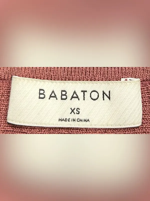 Aritzia Babaton Women's Size XS Sculpt Brown Ribbed Square Neck Crop Tank Top - Image 2