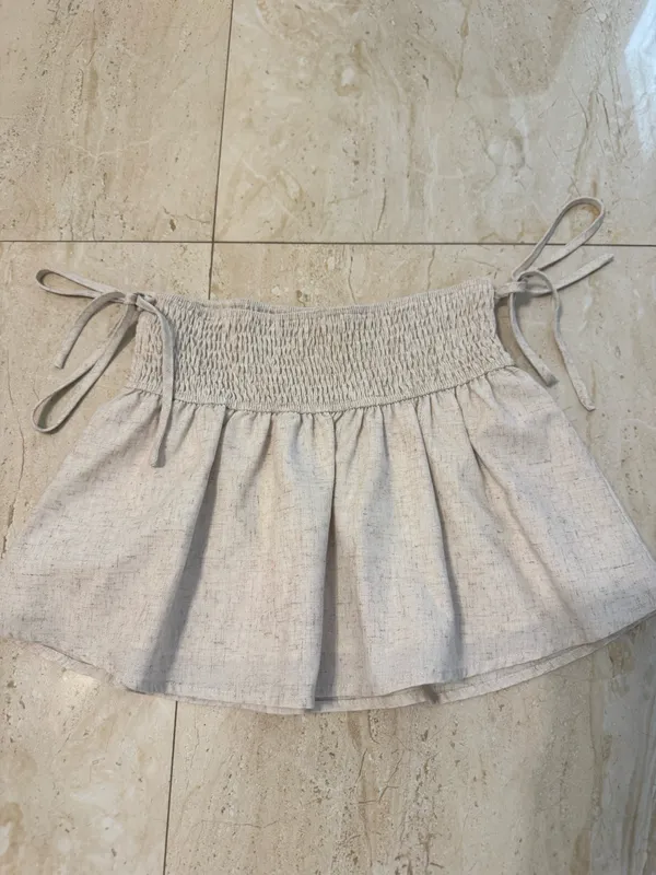 Princess Polly Linen Mini Skirt - Image 3