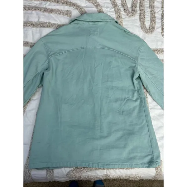Avec Les Filles Seafoam green French Terry Pigment Dyed Shacket size M‎ BIN R - Image 5