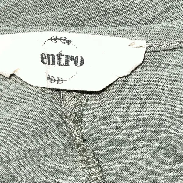 Entro Sage Green V-Neck Short Sleeve Top - Image 7