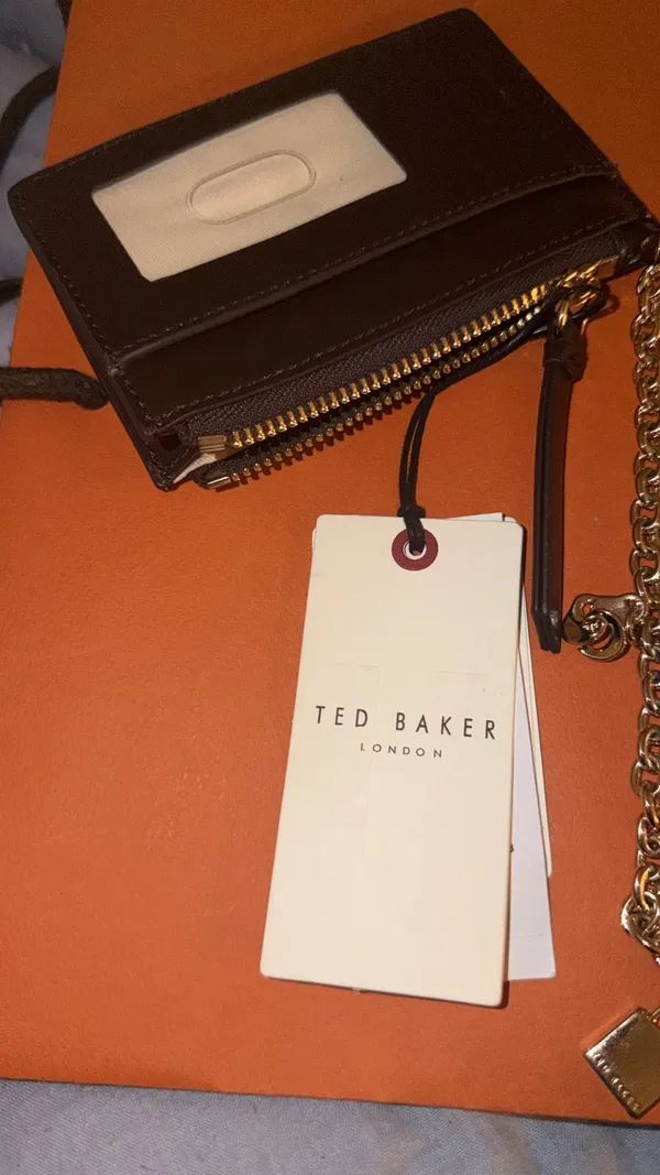 Ted Baker Lucky Leather Wallet Brown Card Wallet NWB - Image 3