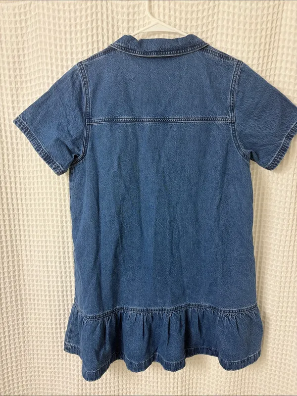 American Eagle Outfitters Denim Collar Mini Dress - Image 9