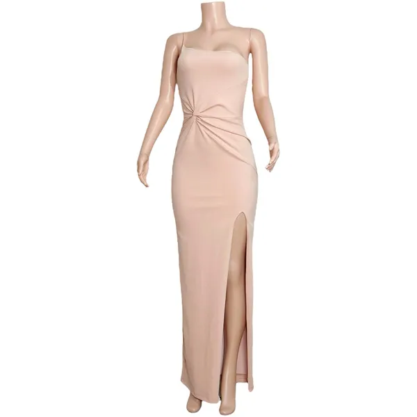 NOOKIE Lust One Shoulder Gown, Blush, Medium - Image 8