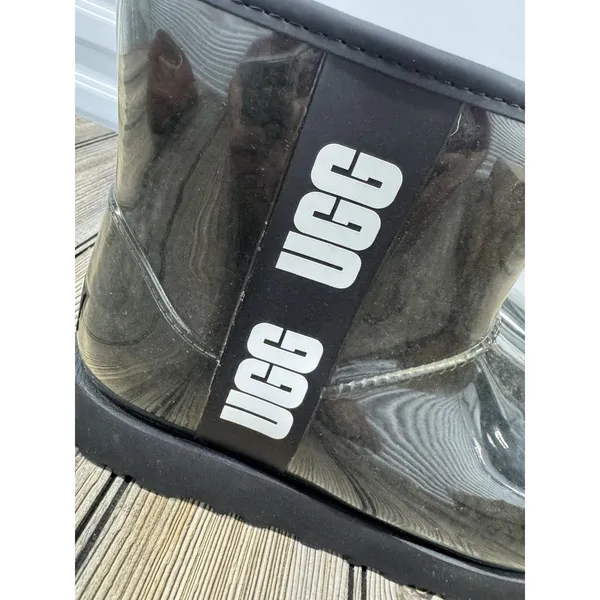 UGG Classic Clear Mini in Black SZ 9 - Image 6