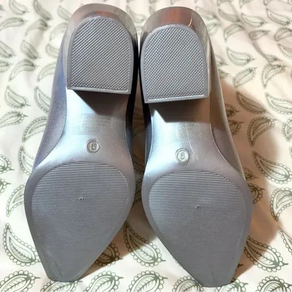 Beach by Matisse Metallic Silver Oakley Western Rain Boot Water Resistant 9 NIB - Image 9