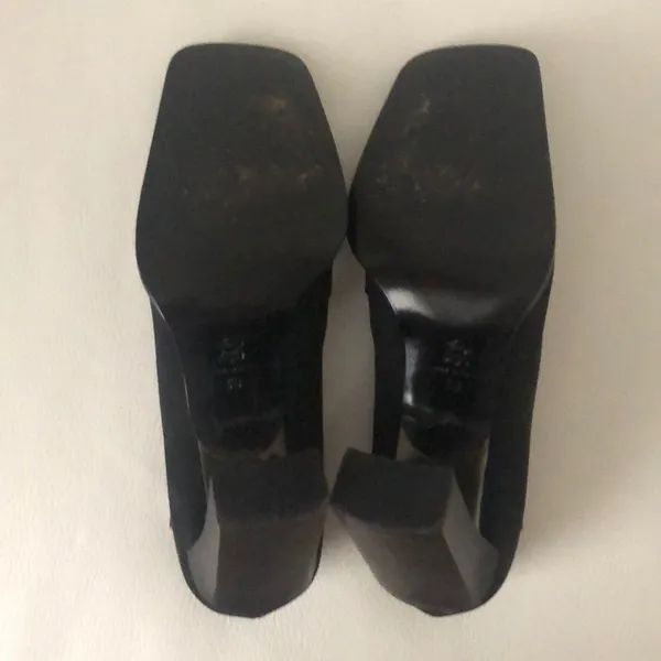🔥 Square Toe Pump w/Strap Black Size 7 - Image 12