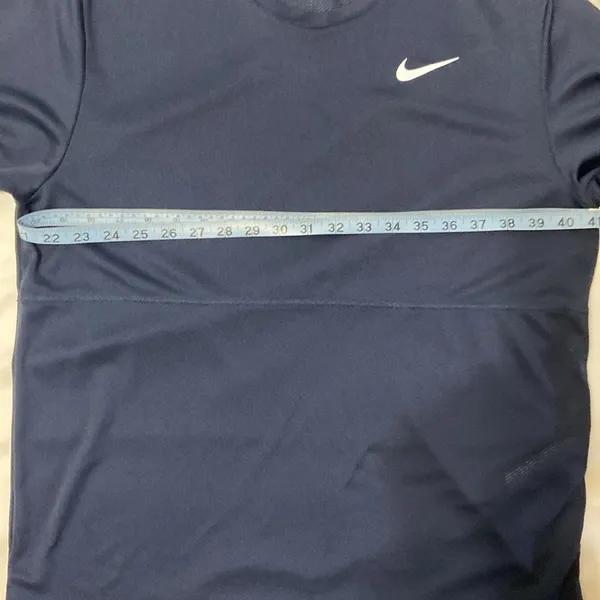 Nike,Dri-fit,Dark Blue,Women,Shot Sleeve Tee Shirt. Size- Large - Image 4
