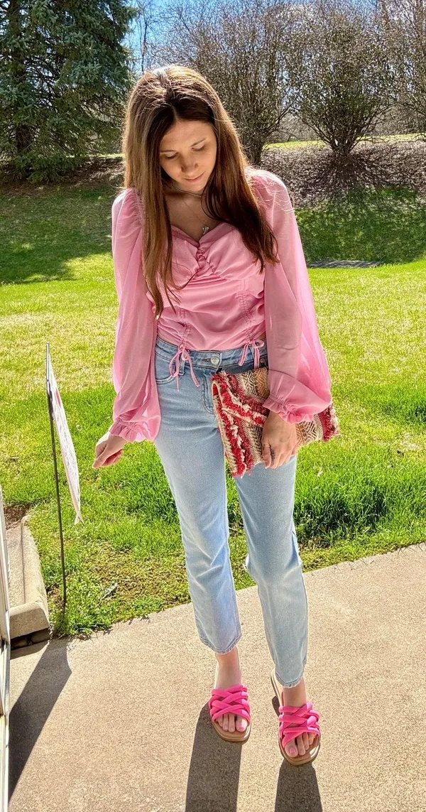 Love Tree Pink Bubble Gum Top - Image 8