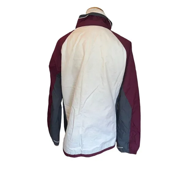 columbia sport‎ women white burgundy red winter ski jacket xl5865 large STAINS - Image 7