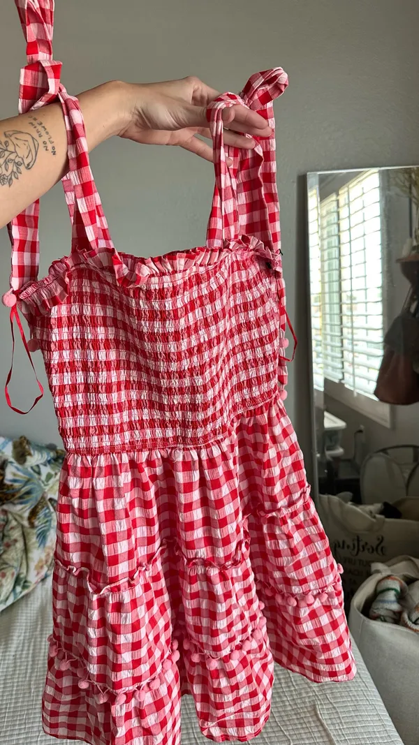 Red and Pink Dress - Image 2