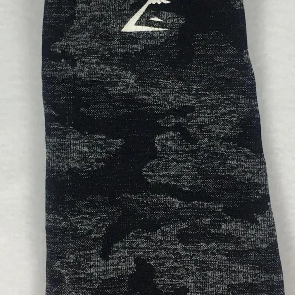 GYMSHARK Camouflage Gray-Black Leggings Stretchy Sporty Sexy Size small - Image 7