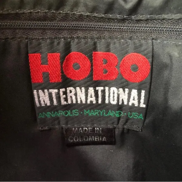 Vintage HOBO INTERNATIONAL - Brown Leather Pocket Crossbody Bag Purse - Image 11