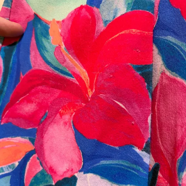 Show Me Your Mumu Eden Midi Dress Hibiscus Punch Tropical Floral - Image 12
