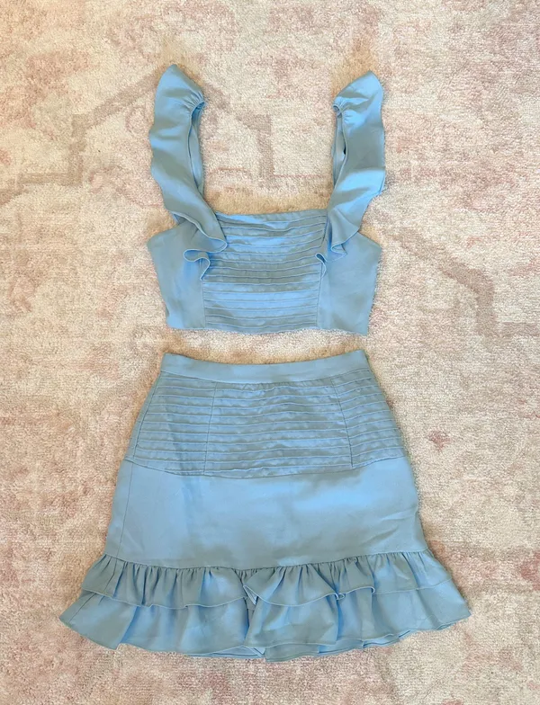 Showpo Light Blue Two Piece Set - Image 2
