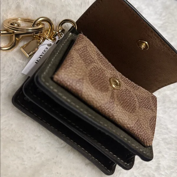 Coach Mini Klare Bag Charm In Signature Canvas CCE81 - Image 7