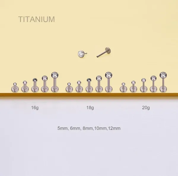 Push Pin Flat Back Earring - Image 3