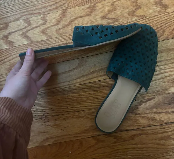 Franco Sarto Teal  Sandals - Image 2