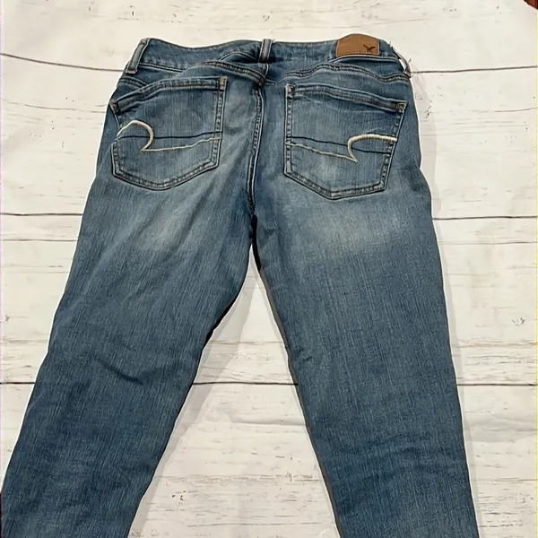 American eagle super stretch Jegging blue jeans - Image 5